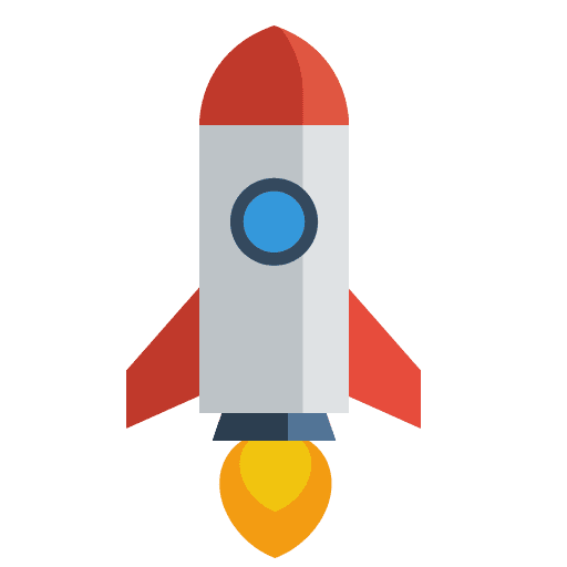Rocket launch illustration